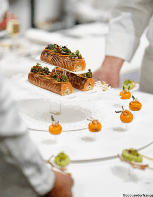 Plateau présenté par la team Edouard Loubet au Bocuse d'or France 2023