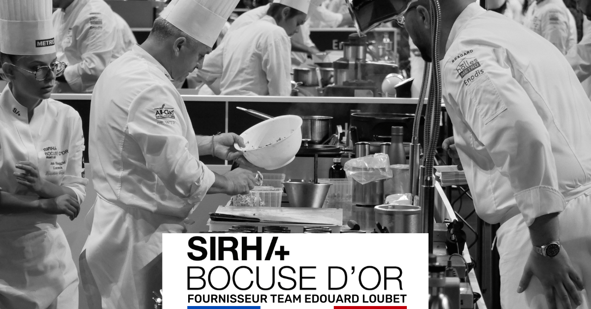 Edouard Loubet et Maxence Barrufaldi au concours culinaire Sirha Bocuse d'or - Partenaire du Madlen Studio