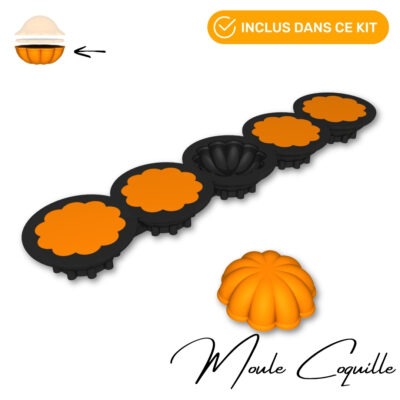 Moule silicone pour la madeleine ronde du kit Madlen 45mm- Fabriqué par Le Madlen Studio