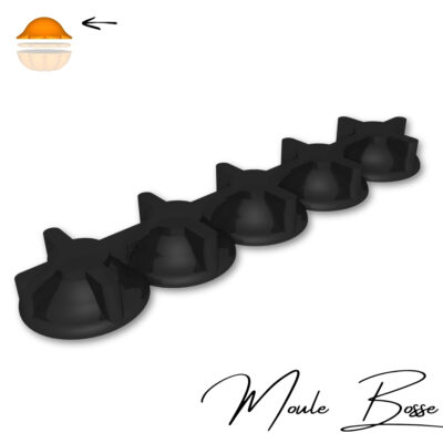 Moule en silicone pour bosse madeleine de 45mm - Fabriqué par Le Madlen Studio