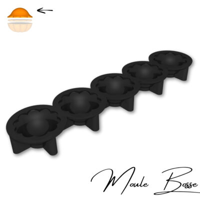 Moule en silicone de qualité professionnelle pour la bosse de la madeleine 45mm du Madlen Studio